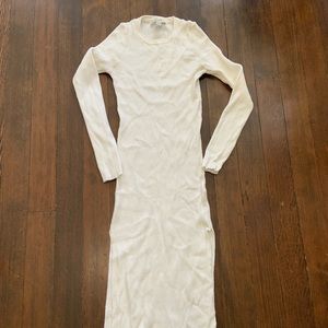 White Midi Length Dress